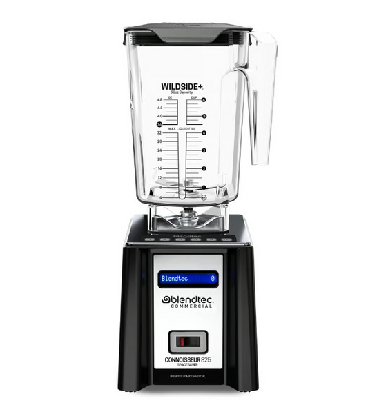 Blendtec B-C825.SS.W | Connoisseur Space Saver | with WildSide+ Jar for Blender w/V-Lid | Blender