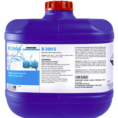 Winterhalter B200S | Liquid Glass Washing | Rinse Aid | 15L