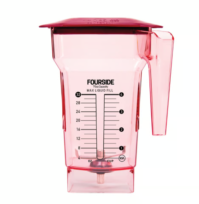 Blendtec BA-40-713-R01 | Coloured Fourside Jar | for Commercial Blender | Red Jar