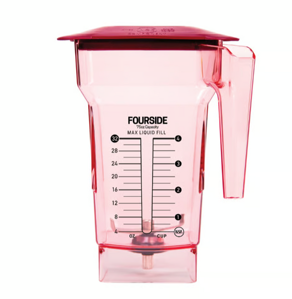 Blendtec BA-40-713-R01 | Coloured Fourside Jar | for Commercial Blender | Red Jar