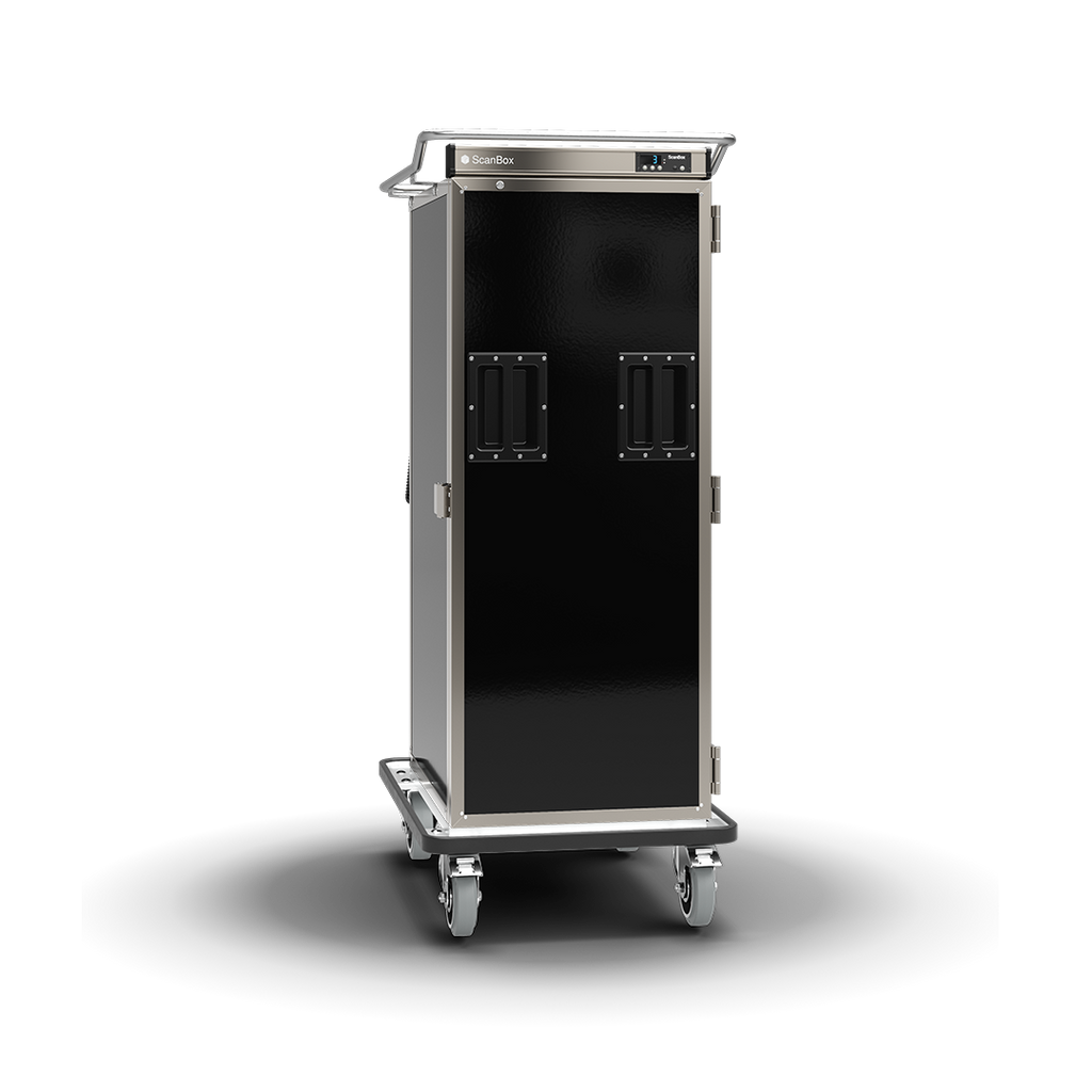 Skanos BBSCC40 ScanBox Bakery Line Cold 40 Refrigerated Food Transport Cart | 12 x 400 x 600mm Trays | 180W