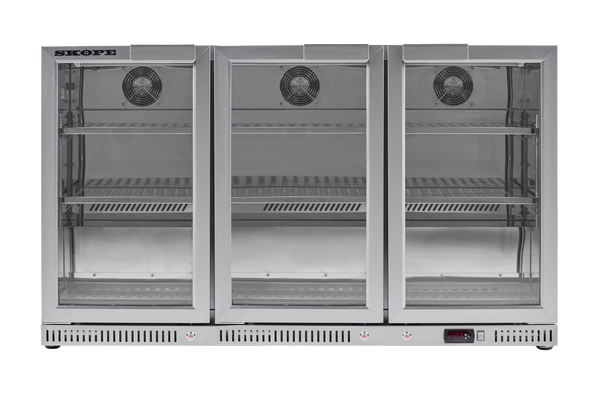 SKOPE BC.3.GSW Ascend Bar Cooler | 3 Door Glass Door Bar Cooler