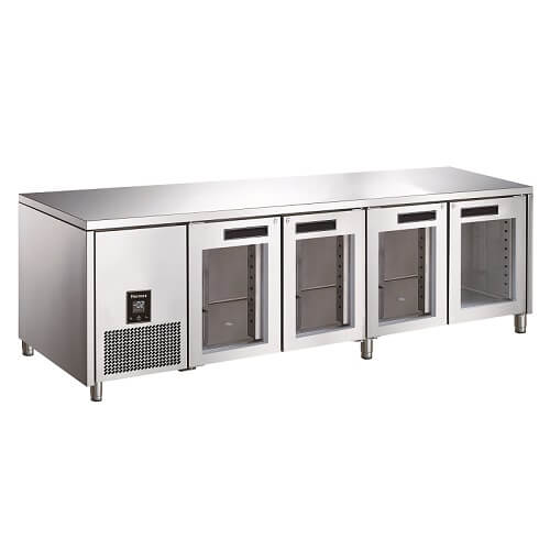 Glacian BCG62350 Slimline 660 Deep Fridge 4 Glass Door