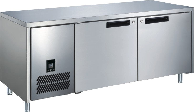 Glacian BFS61420 Slimline 660 Deep Freezer 2 Stainless Steel Door