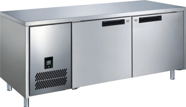 Glacian BFS61420 Slimline 660 Deep Freezer 2 Stainless Steel Door