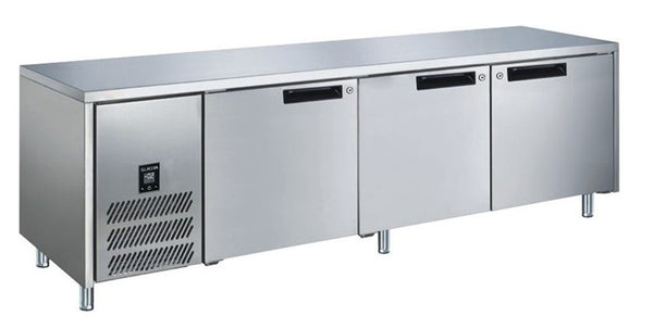 Glacian BCS72476 760mm Deep Stainless Steel 3 Door Underbar