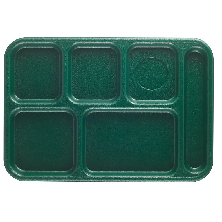 Cambro BCT1014119 I Budget Compartment Trays I 25.4 x 36.5 cm I Sherwood Green I Case of 24