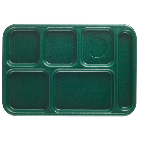 Cambro BCT1014119 I Budget Compartment Trays I 25.4 x 36.5 cm I Sherwood Green I Case of 24