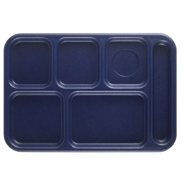 Cambro BCT1014186 I Budget Compartment Trays I 25.4 x 36.5 cm I Navy Blue I Case of 24