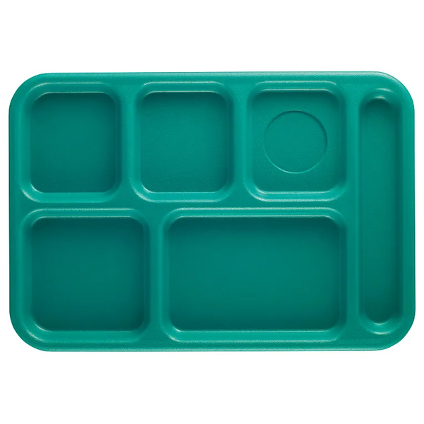 Cambro BCT1014414 I Budget Compartment Trays I 25.4 x 36.5 cm I Teal I Case of 24
