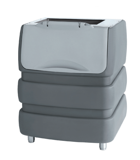 Ice Storage Container, Brema BIN240PE-GREY, PP Moulded, Ice Bin, 180Kg
