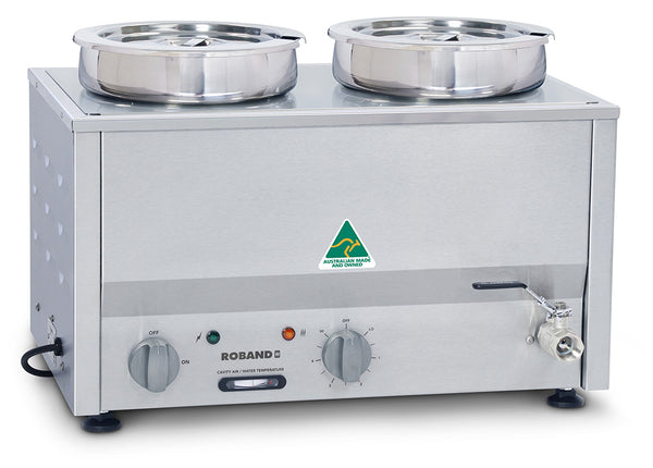 Roband BM2E | Stainless Steel Bain Marie | Counter Top | Bain Marie | Hot Bain Marie