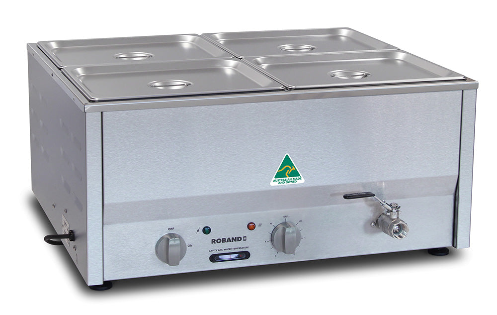 Roband BM4A | Stainless Steel Bain Marie | Counter Top | Bain Marie | Hot Bain Marie