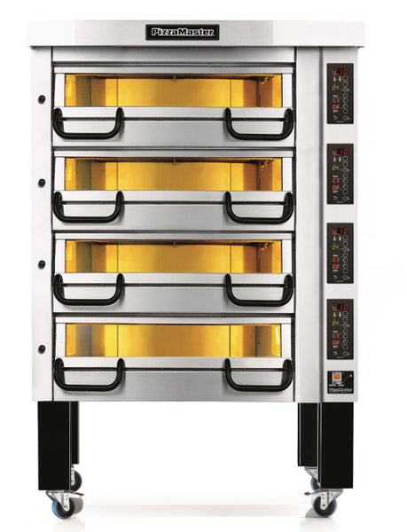Skanos BP80219-ED PizzaMaster PM 824ED Freestanding Commercial Pizza Oven | 1250 x 1025mm | 4 Decks | 8 Stones