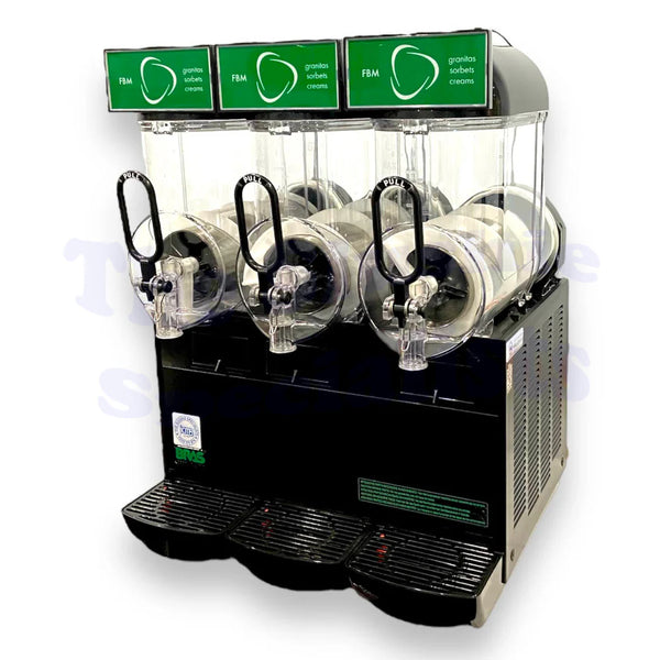BRAS FBM3 Black Slushie Machine I 3 x 10L