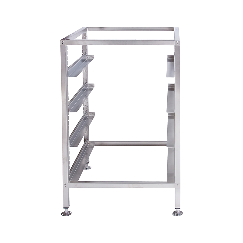 3monkeez BRK-DW-C Freestanding Dishwasher Rack - Complete Bay - 2x End Frames and 4x Pairs Tray Slides, 304 Grade Stainless Steel