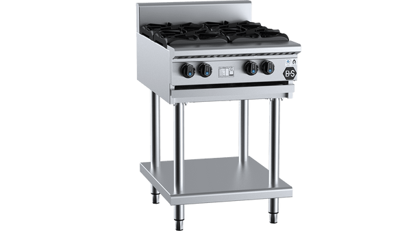 B+S Black Series BT-SB4 Four Burner Boiling Top
