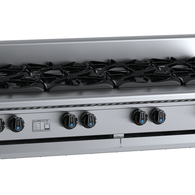 B+S Black Series BT-SB8BM Eight Burner Boiling Top Bench Mounted