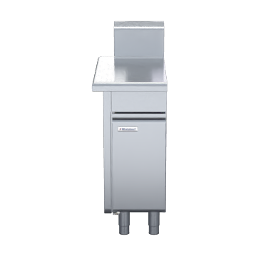 Waldorf 800 Series BT8400-CD-LH | 400mm Bench Top | Cabinet Base With Fixed Front Panel