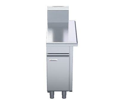 Waldorf 800 Series BT8400-CD-RH | 400mm Bench Top | Cabinet Base With Fixed Front Panel