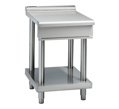 Waldorf BTL8600-LS | Bench Top | Leg Stand Stainless Steel Infill Bench | Low Back Version | Infill Bench