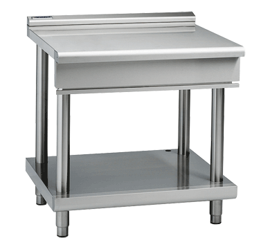 Waldorf BTL8900-LS | Bench Top | Leg Stand Stainless Steel Infill Bench | Low Back Version | Infill Bench