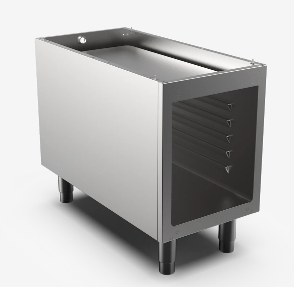 Mareno BV94H I M1 Accessories I 400mm High I Cabinet Base I Stainless Steel Hygienic I with Pressed Runners