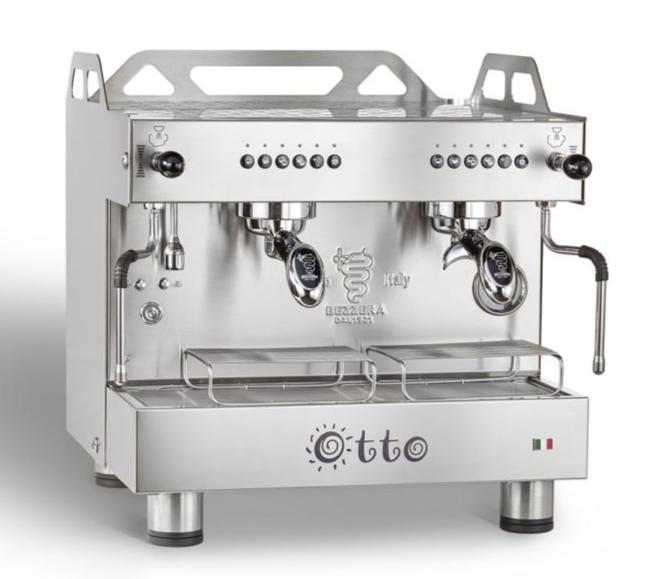 Compact Espresso Machine, F.E.D BZOTTOCDE2IS1, Silver, Coffee Machine