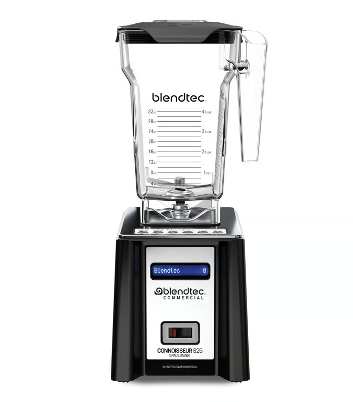 Blendtec B-C825.SS.F | Connoisseur Space Saver | with FourSide Jar for Blender w/V-Lid | Blender