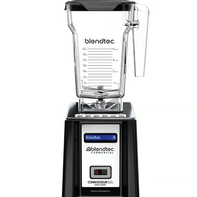 Blendtec B-C825.SS.2FV | Connoisseur 825 Spacesaver | 2 FourSide Jars & Vented Lids | Commercial Blender