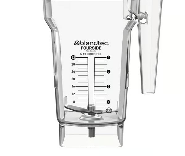 Blendtec BA-40-609-00 | FourSide Jar for Blender | Square Jar | No Lid Included