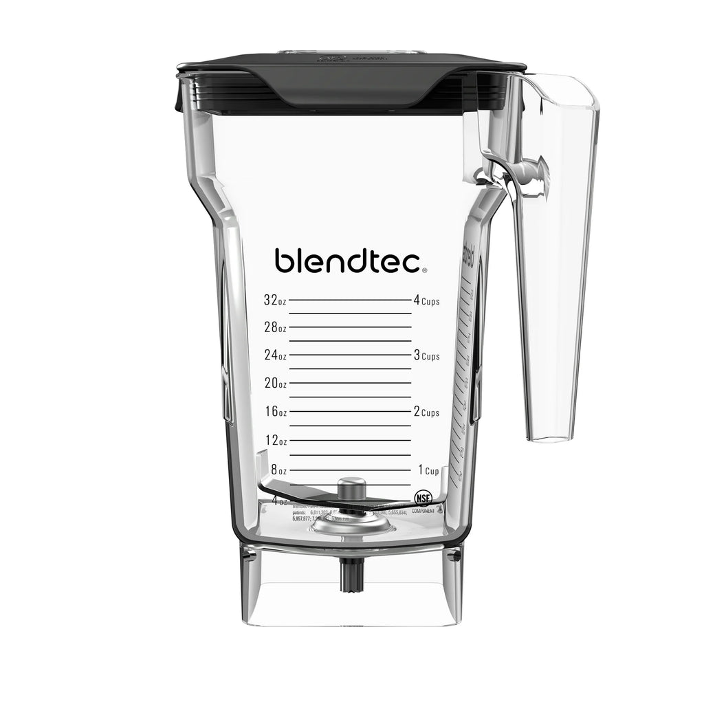 Blendtec BA-40-609-V | FourSide Jar 1L | with Vented Gripper Lid | For Commercial Blender Jar