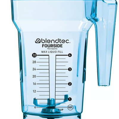 Blendtec BA-40-713-B11 | Coloured Fourside Jar | For Commercial Blender | Blue Jar Bulk purchase 11+ Jar