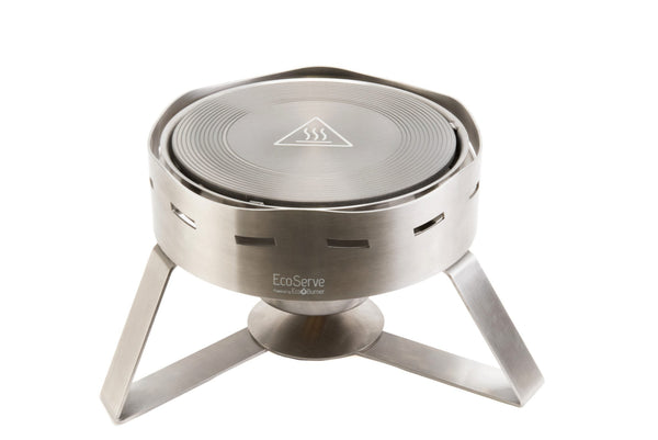 Eco Serve R3S-BSS 5008 | EcoServe | Small Round Stand | Base Only | Brushed | Stainless Steel