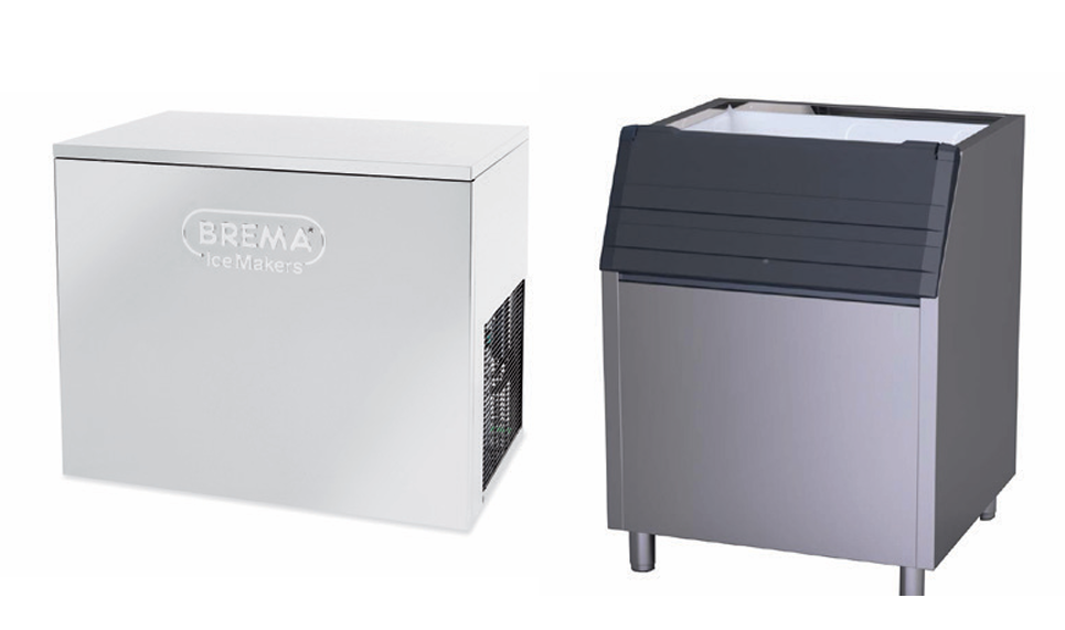 Brema C150A-HCQ-COMBO-KIT | Modular Ice Machine I Ice Cube Machine I R290 Refrigerant |  23g Square  Cube