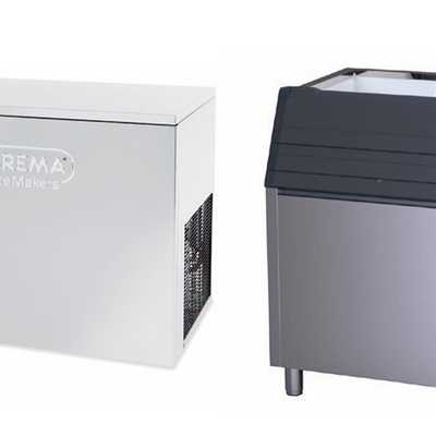 Brema C150A-HCQ-COMBO-KIT | Modular Ice Machine I Ice Cube Machine I R290 Refrigerant |  23g Square  Cube