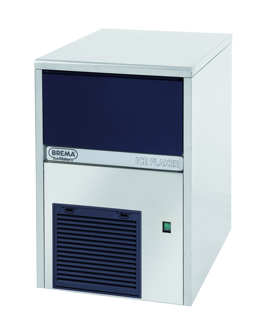 Brema GB601A-HC-DP | Granular Ice Flaker | With Internal Storage Bin | & Drain Pump | Ice Maker | 60kg/24hrs