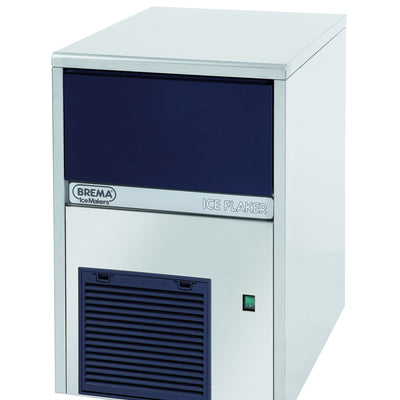Brema GB601A-HC-DP | Granular Ice Flaker | With Internal Storage Bin | & Drain Pump | Ice Maker | 60kg/24hrs