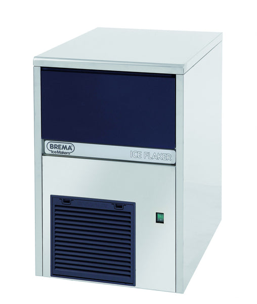 Brema GB601A-HC-DP | Granular Ice Flaker | With Internal Storage Bin | & Drain Pump | Ice Maker | 60kg/24hrs