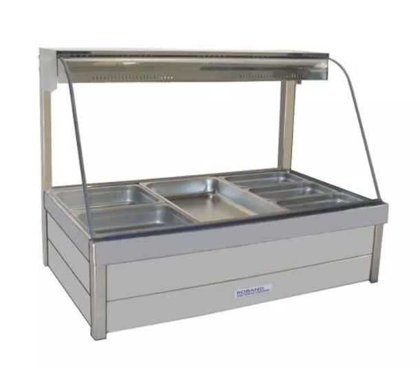 Hot Bain Marie, Roband, C23, Curved Glass, Display Bain Marie, Hot Food Display