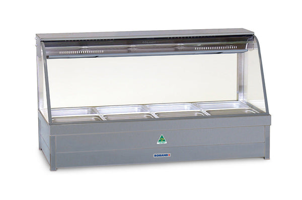 Hot Bain Marie, Roband, C24, Curved Glass, Display Bain Marie, Bain Marie, Hot Food Display