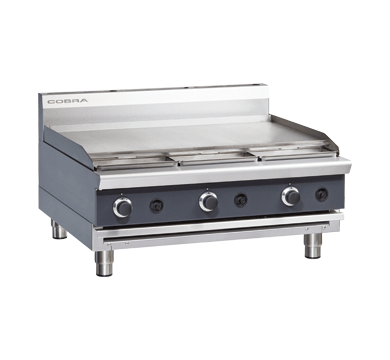 Griddle Gas Cooktop, Cobra, C9A-B, Bench Model, Cooktop, 900mm