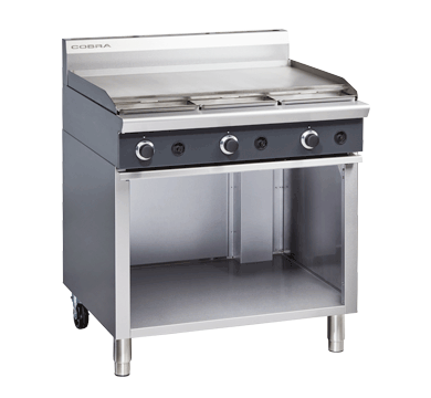 Griddle Gas Cooktop, Cobra, C9A, Open Cabinet Base Under, Cooktop, 900mm