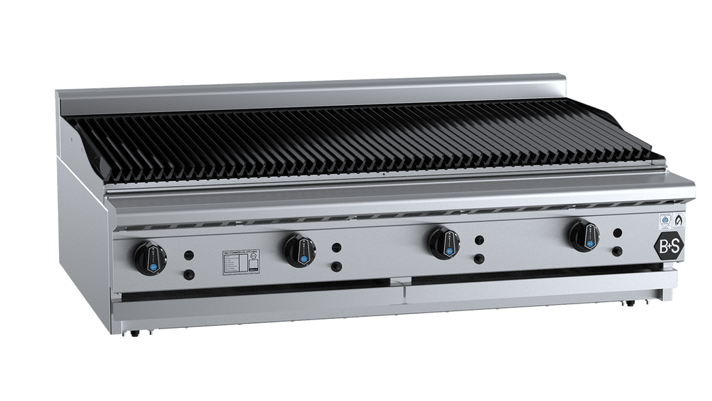 B+S Black Series CBR-12BM Char Broiler 1200mm Bench Mounted