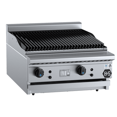 B+S Black Series CBR-6BM Char Broiler 600mm Bench Mounted