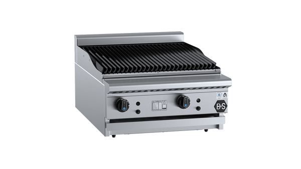 B+S Black Series CBR-6BM Char Broiler 600mm Bench Mounted