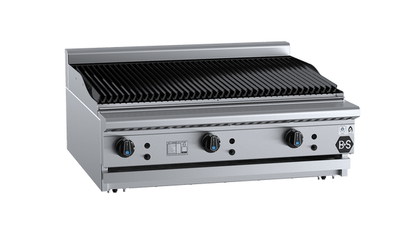 B+S Black Series CBR-9BM Char Broiler 900mm Bench Mounted