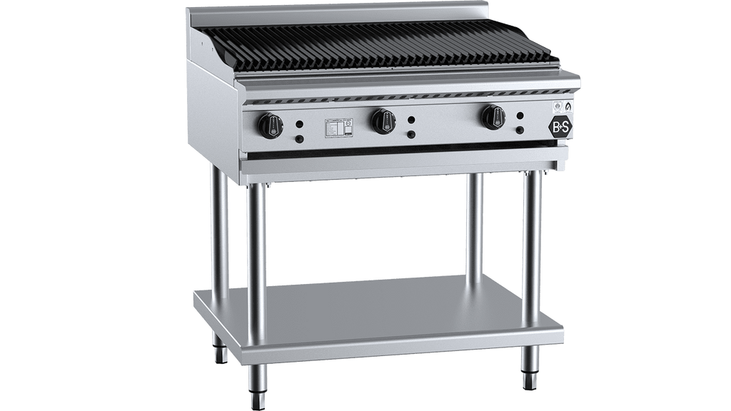 B+S Black Series CBR-9 Char Broiler 900mm