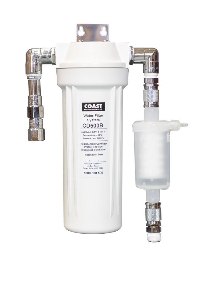 Coast Distributors CD500B Bacterial-Retentive In-Line Water Filter System