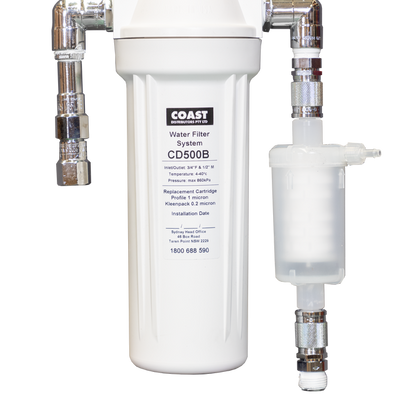 Coast Distributors CD500B Bacterial-Retentive In-Line Water Filter System